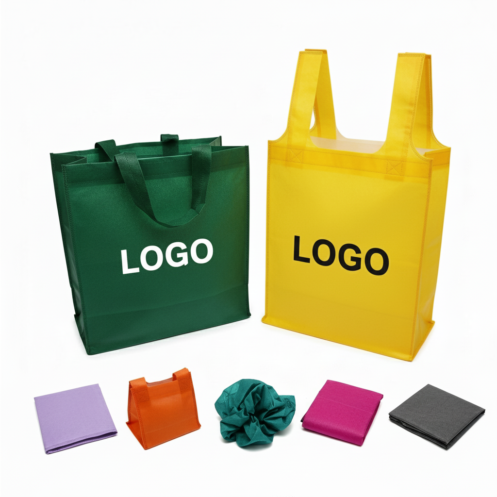 Compact Non-Woven Tote Bag Set