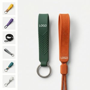 Custom Silicone Key Tag with Debossed Logo