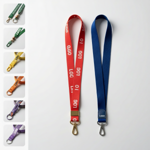 Custom Wrist Lanyard Keychain with Durable Fabric & Metal Buckle for Keys, ID, and Essentials